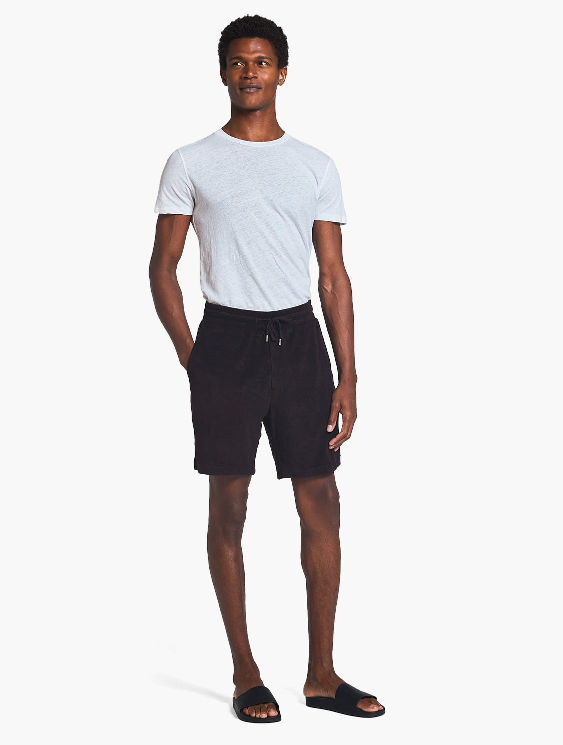 AUGUSTO TERRY COTTON SHORTS