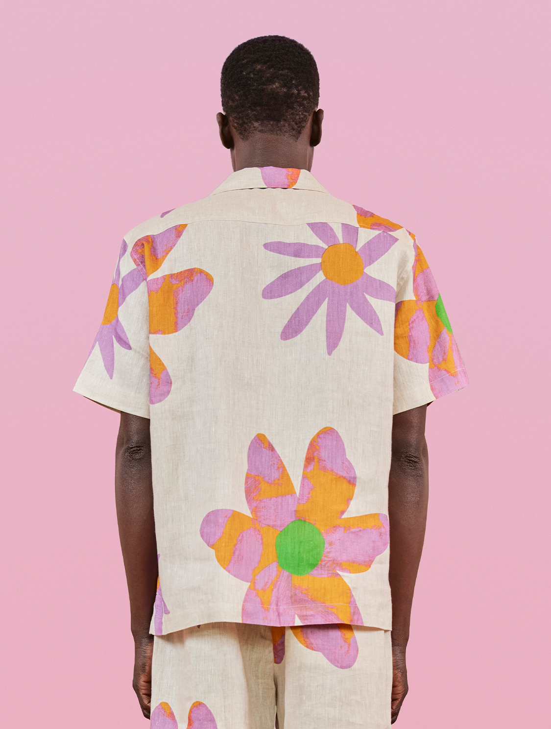 FLORAL ROBERTO LINEN SHIRT