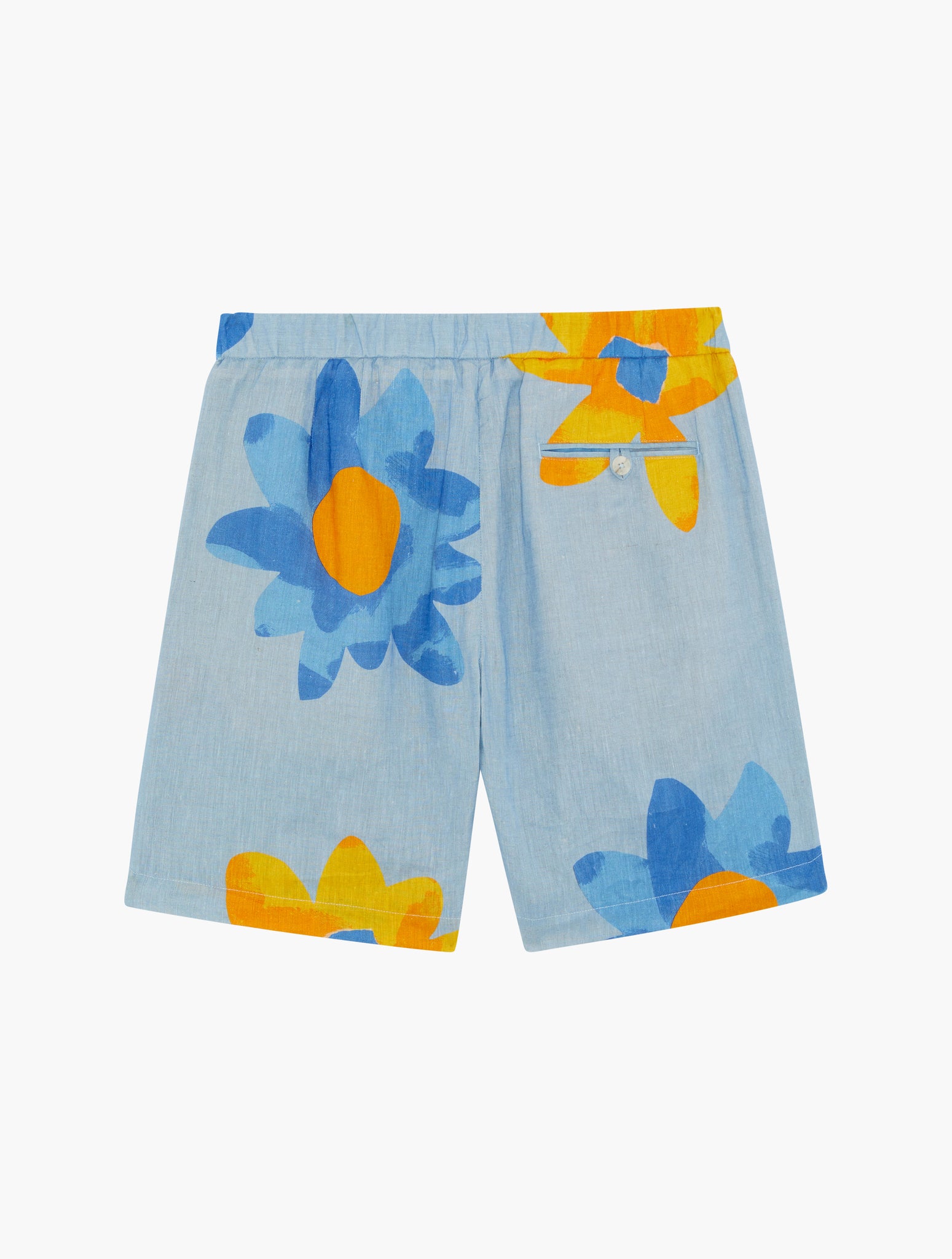 FLORAL FELIPE LINEN SHORTS