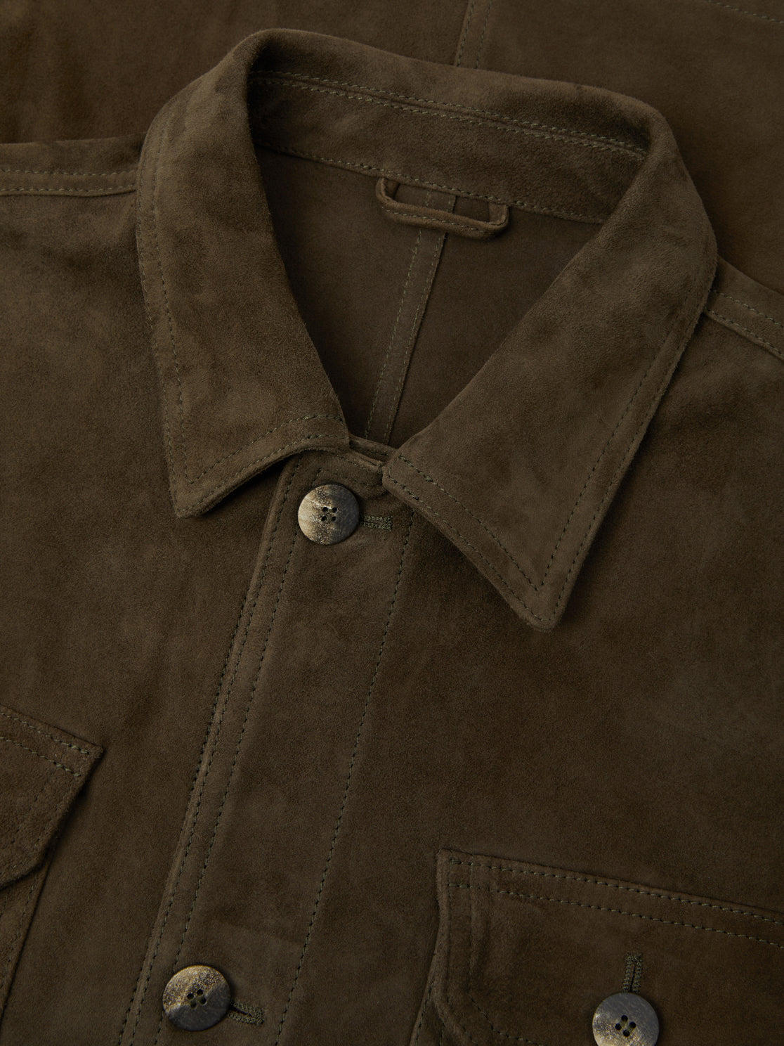 RAVI SUEDE OVERSHIRT