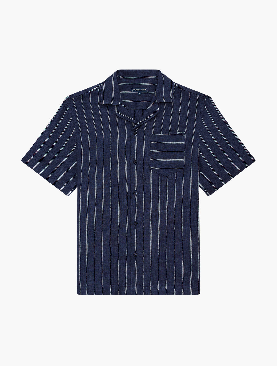 ANGELO STRIPED LINEN SHIRT