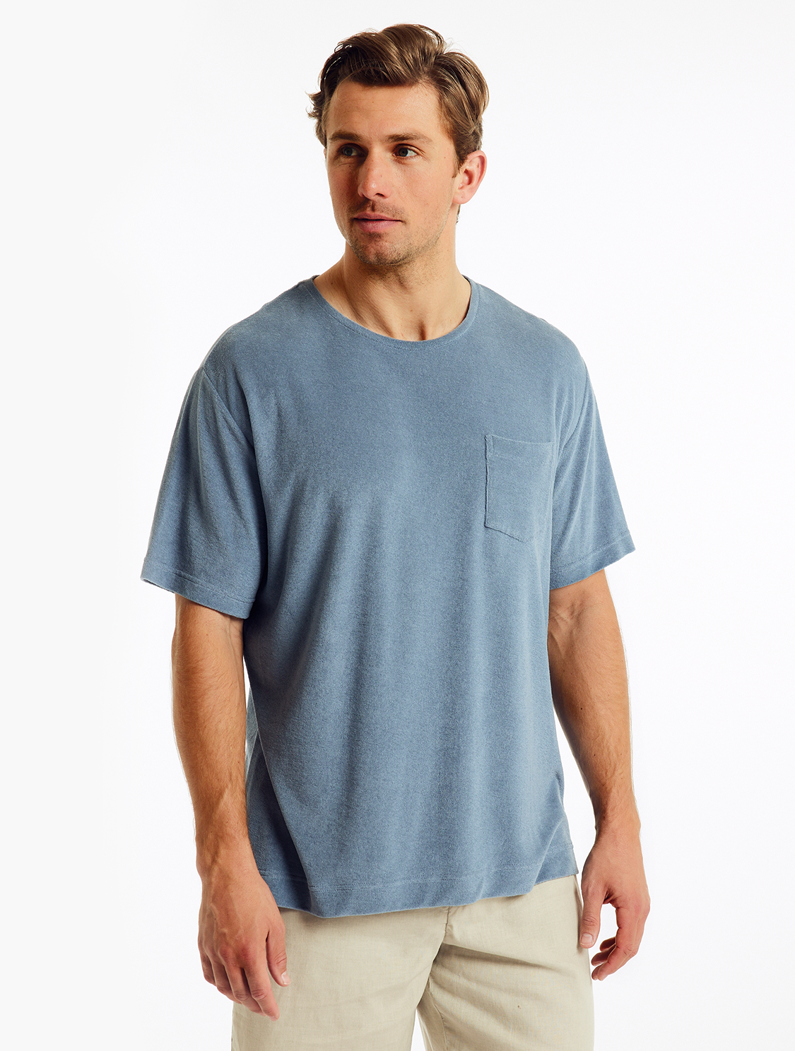 CARMO TERRY COTTON T-SHIRT