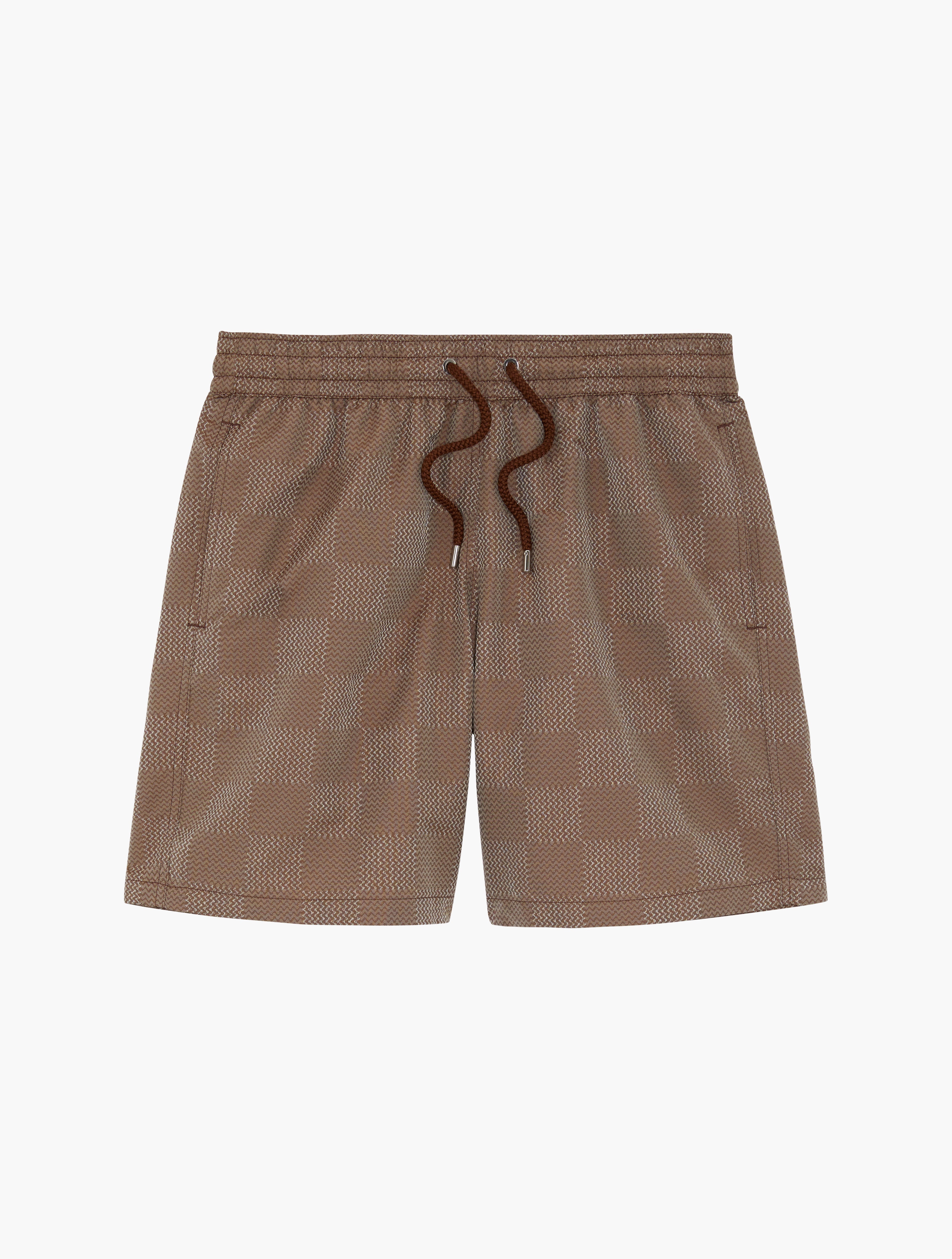 COPA CHECK SANTOS SWIM SHORTS