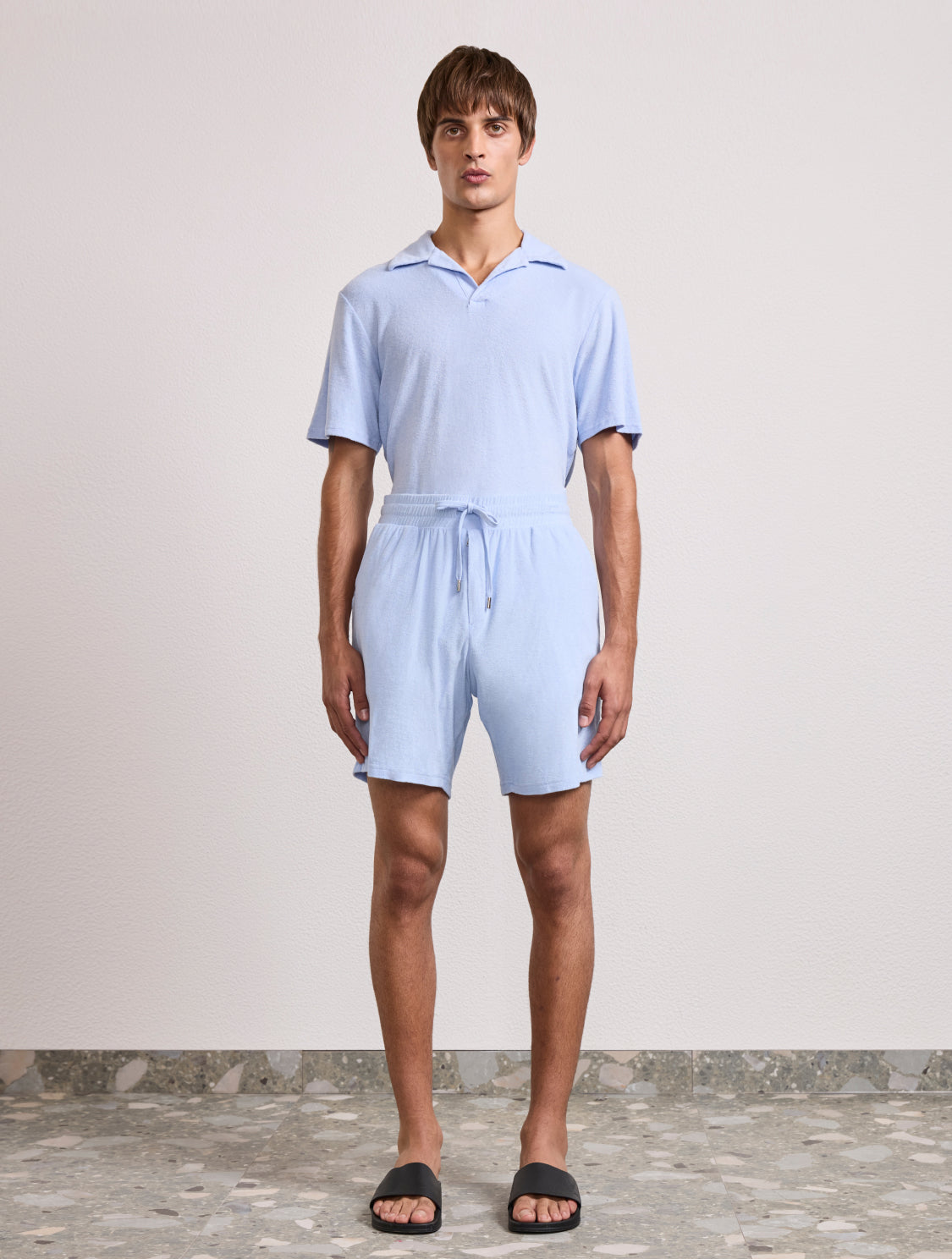 AUGUSTO TERRY COTTON SHORTS