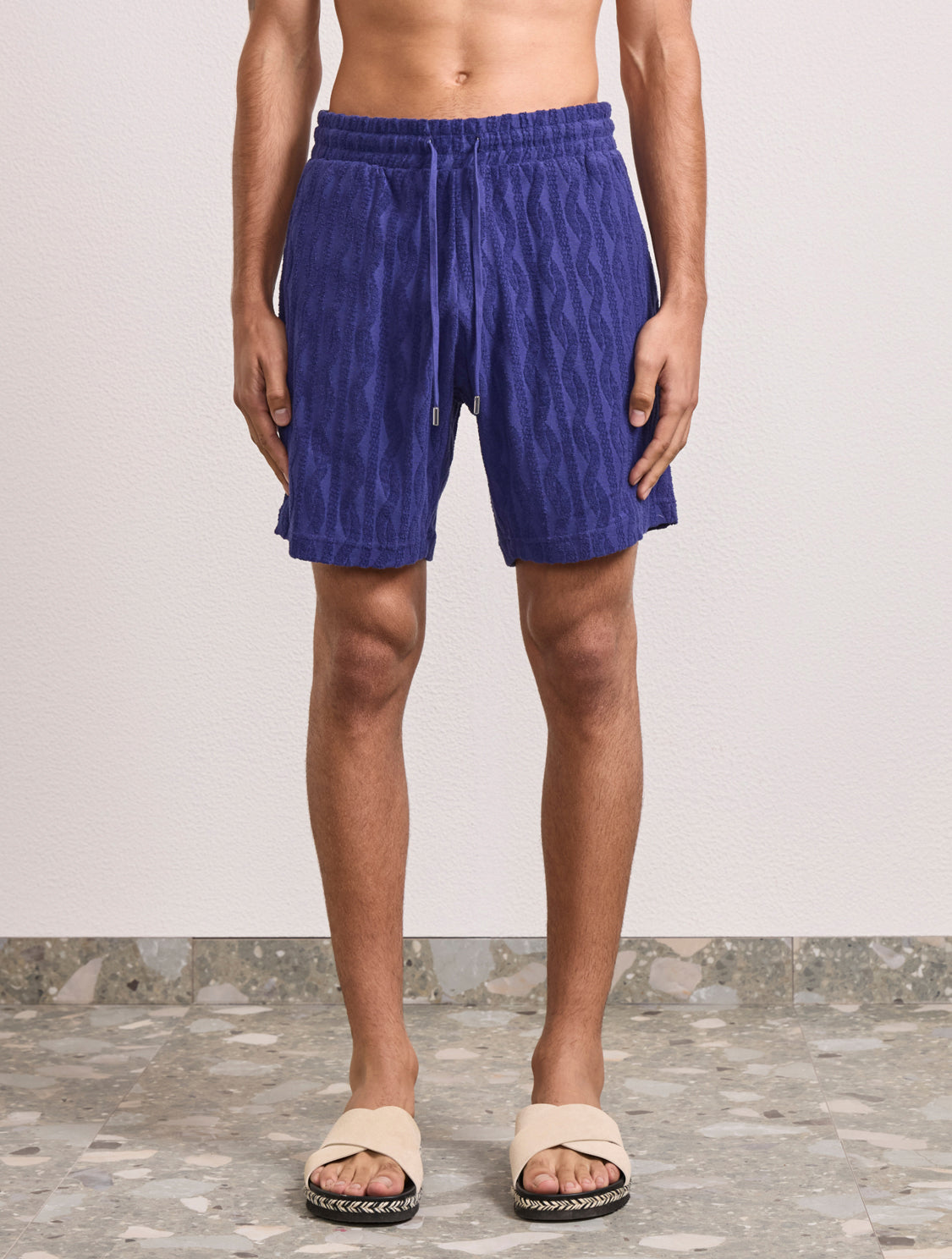 AUGUSTO TERRY COTTON SHORTS