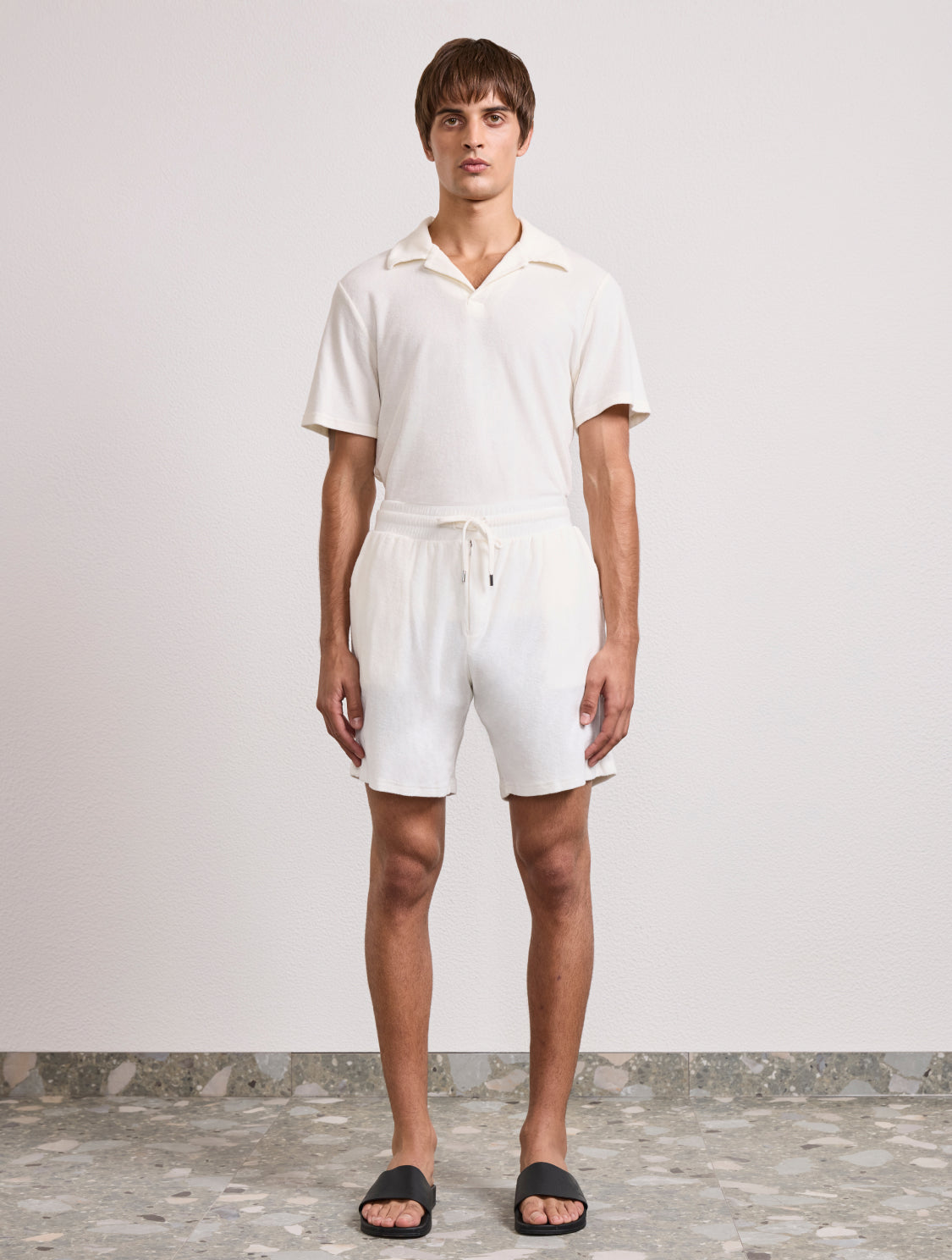 AUGUSTO TERRY COTTON SHORTS