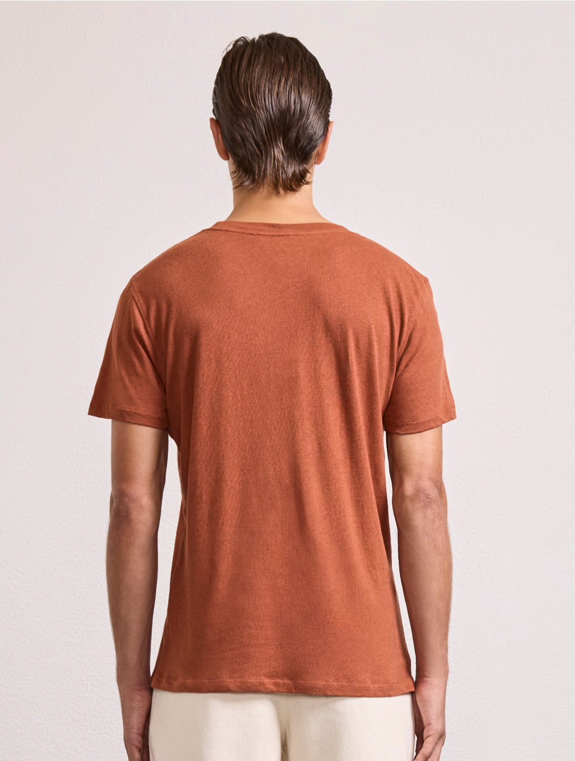 LUCIO LINEN-COTTON T-SHIRT