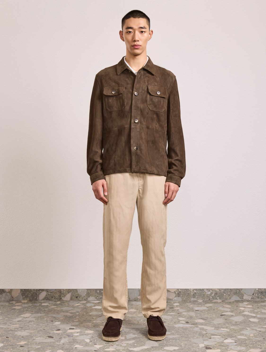 RAVI SUEDE OVERSHIRT