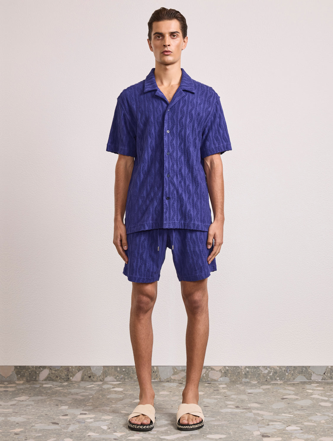 AUGUSTO TERRY COTTON SHORTS