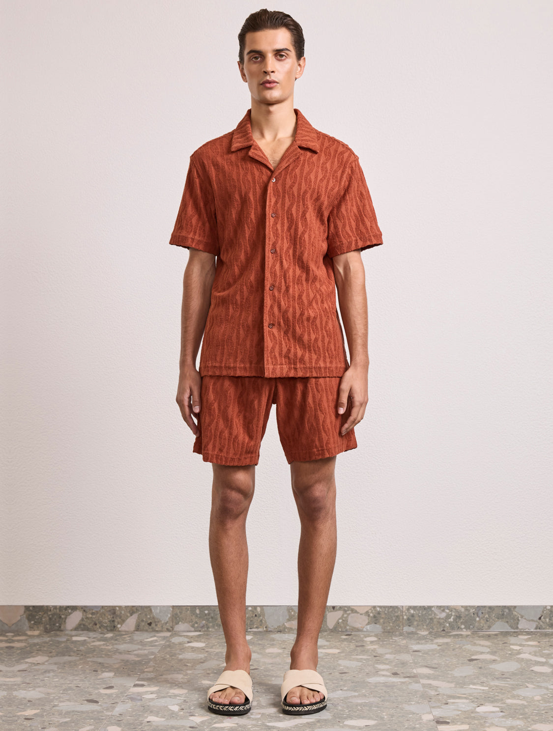 AUGUSTO TERRY COTTON SHORTS