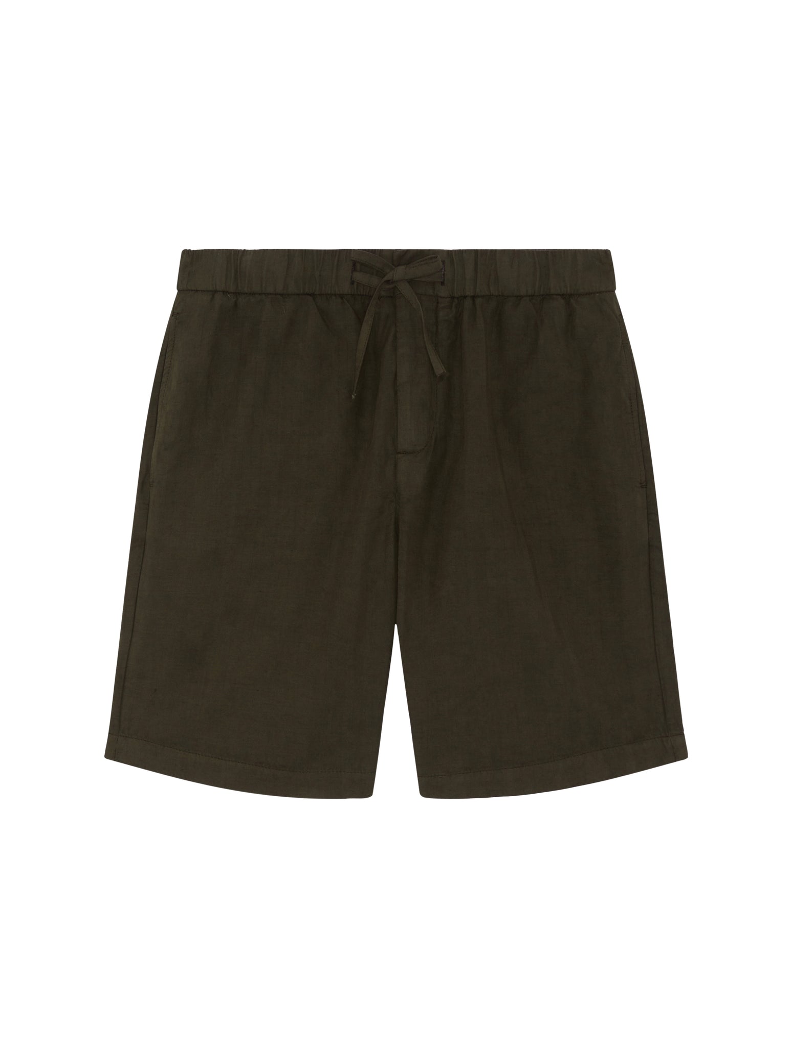 FELIPE HERRINGBONE LINEN SHORTS