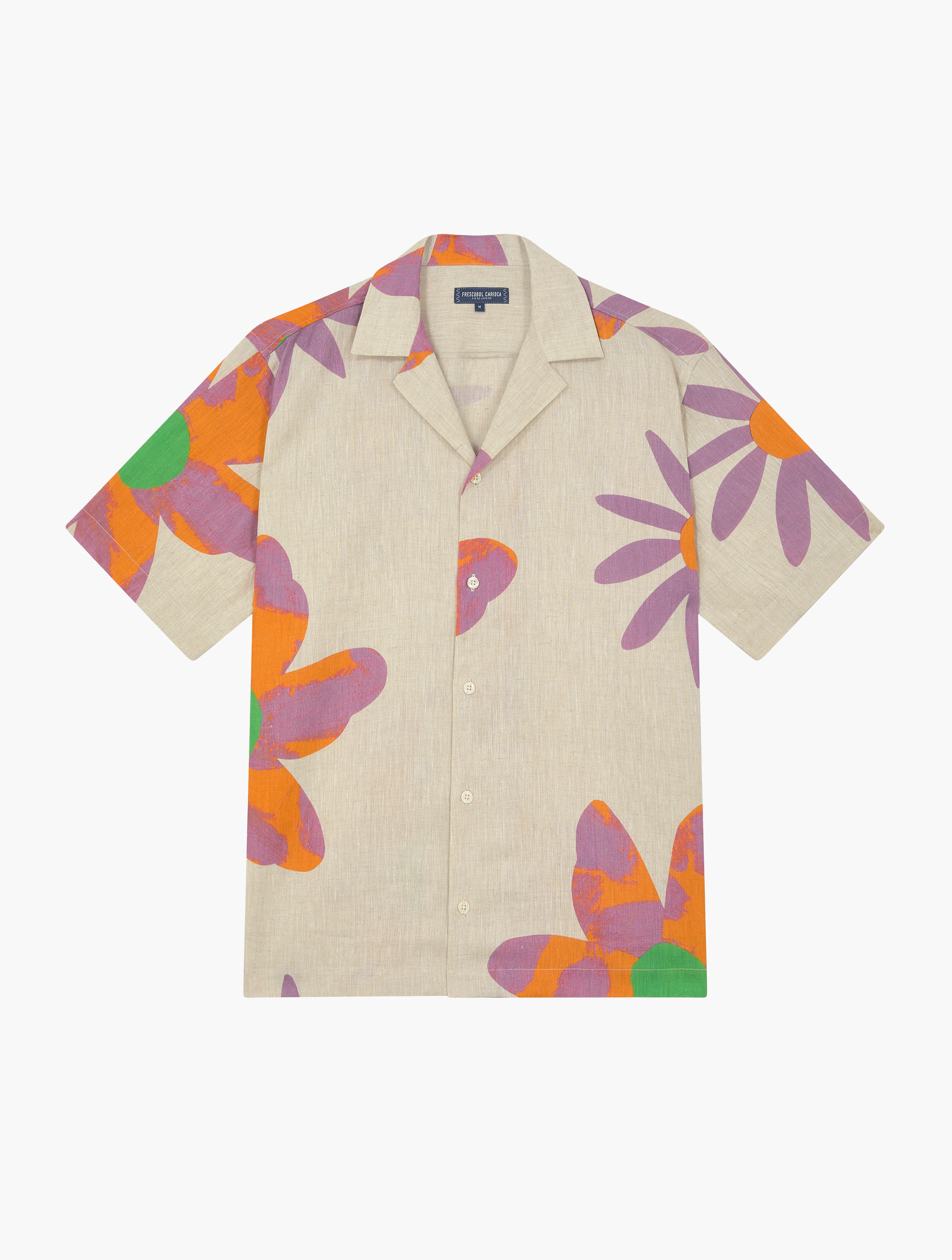 FLORAL ROBERTO LINEN SHIRT