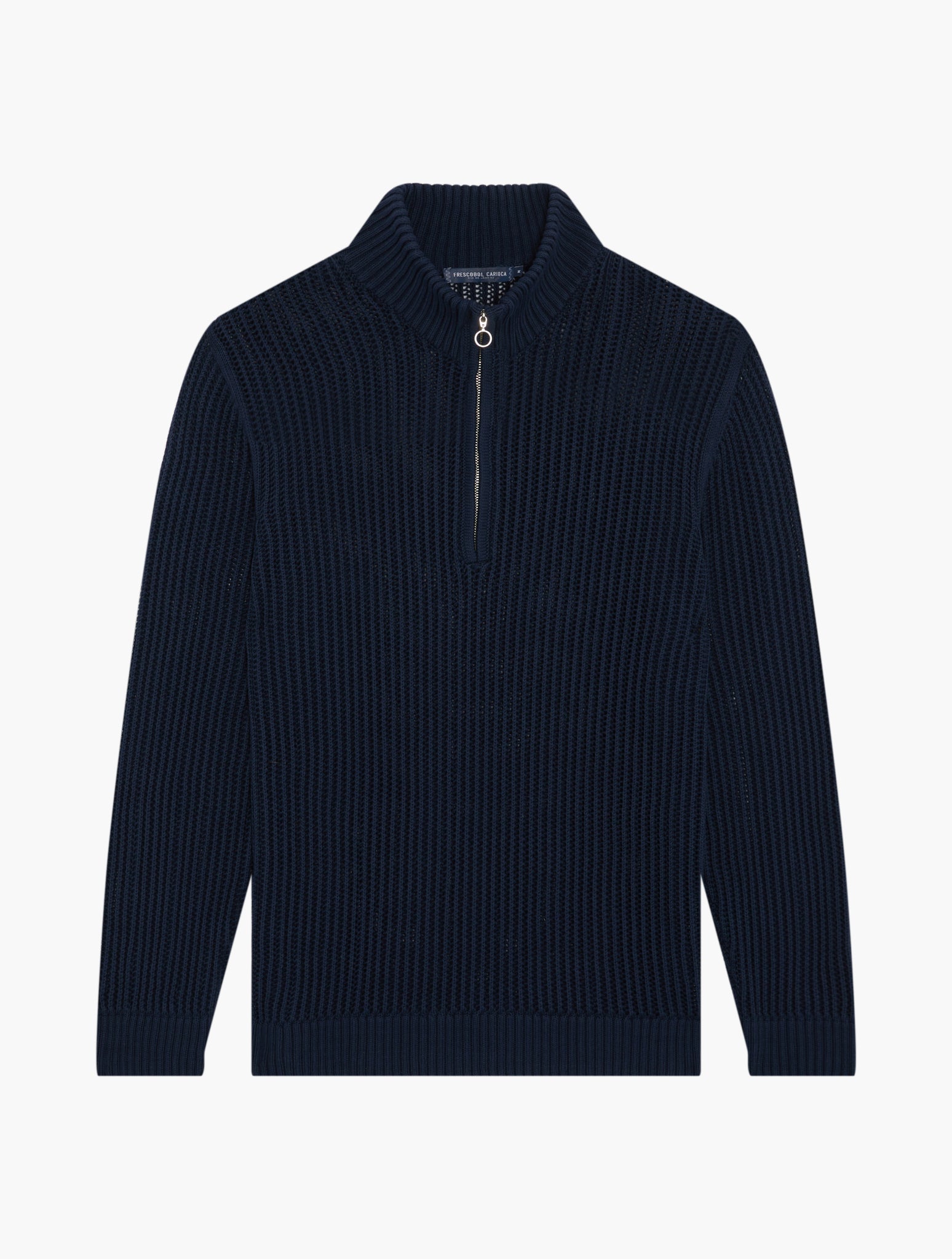 MAXIMO HALF-ZIP KNIT SWEATER