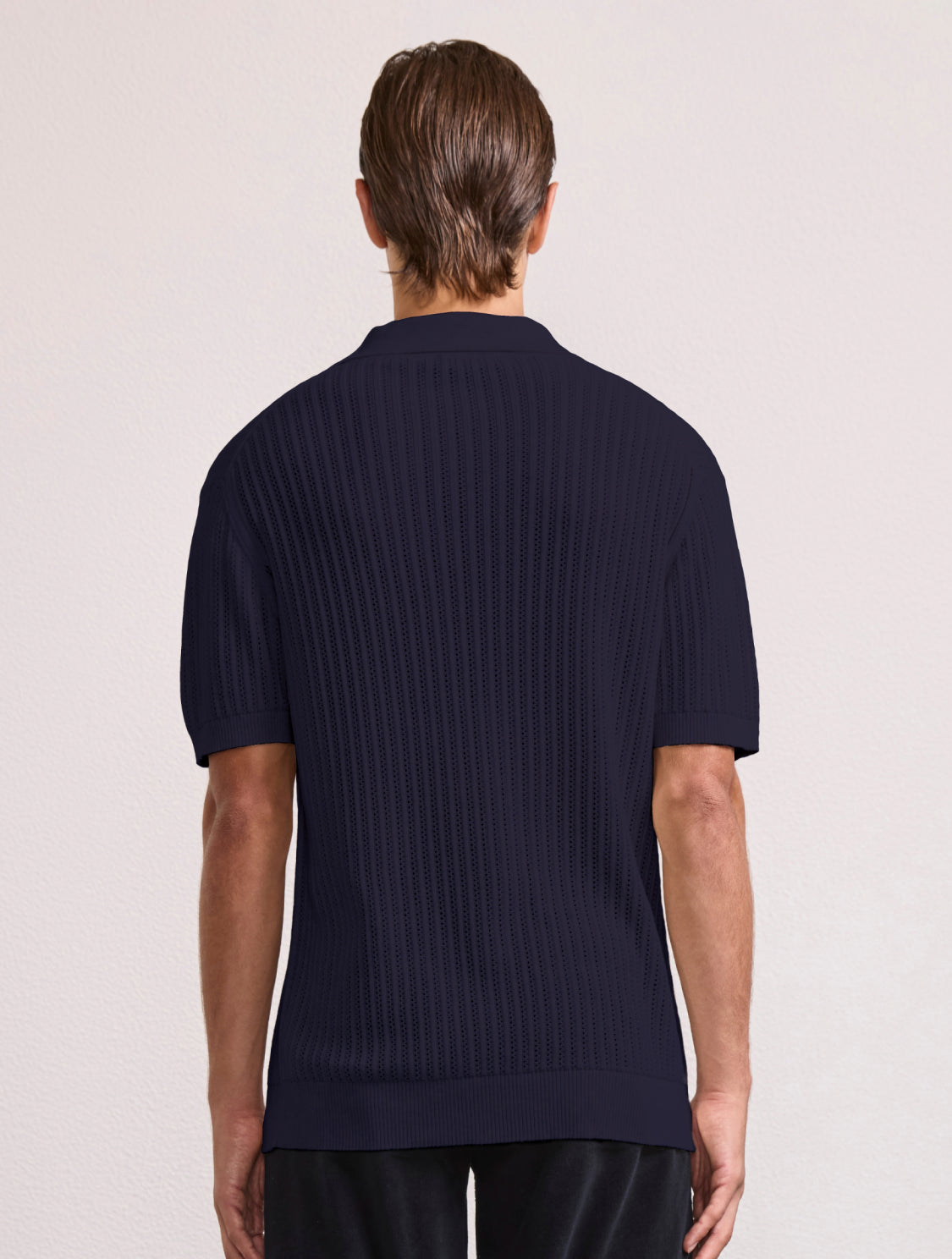 RINO CHAIN STITCH KNIT POLO