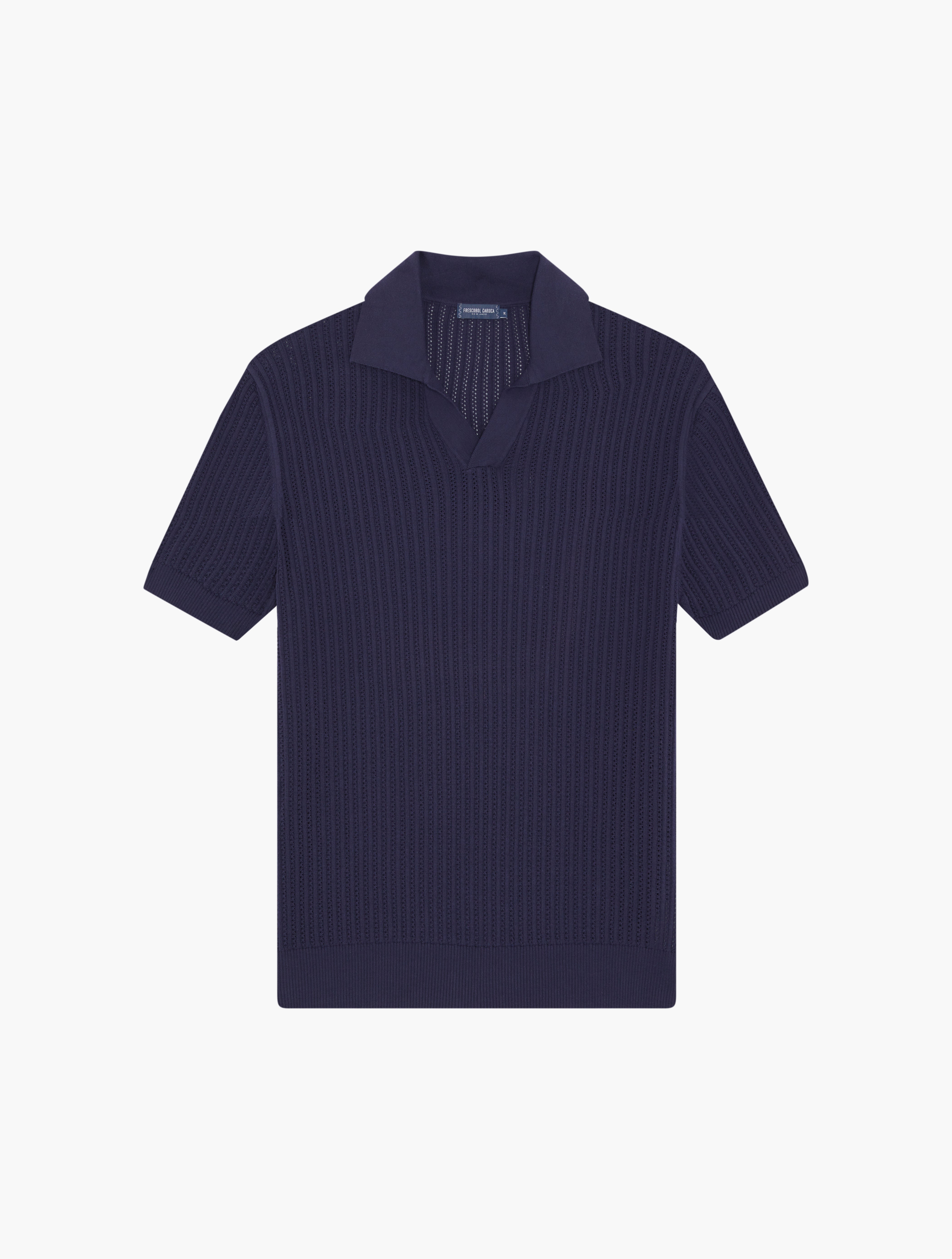 RINO CHAIN STITCH KNIT POLO