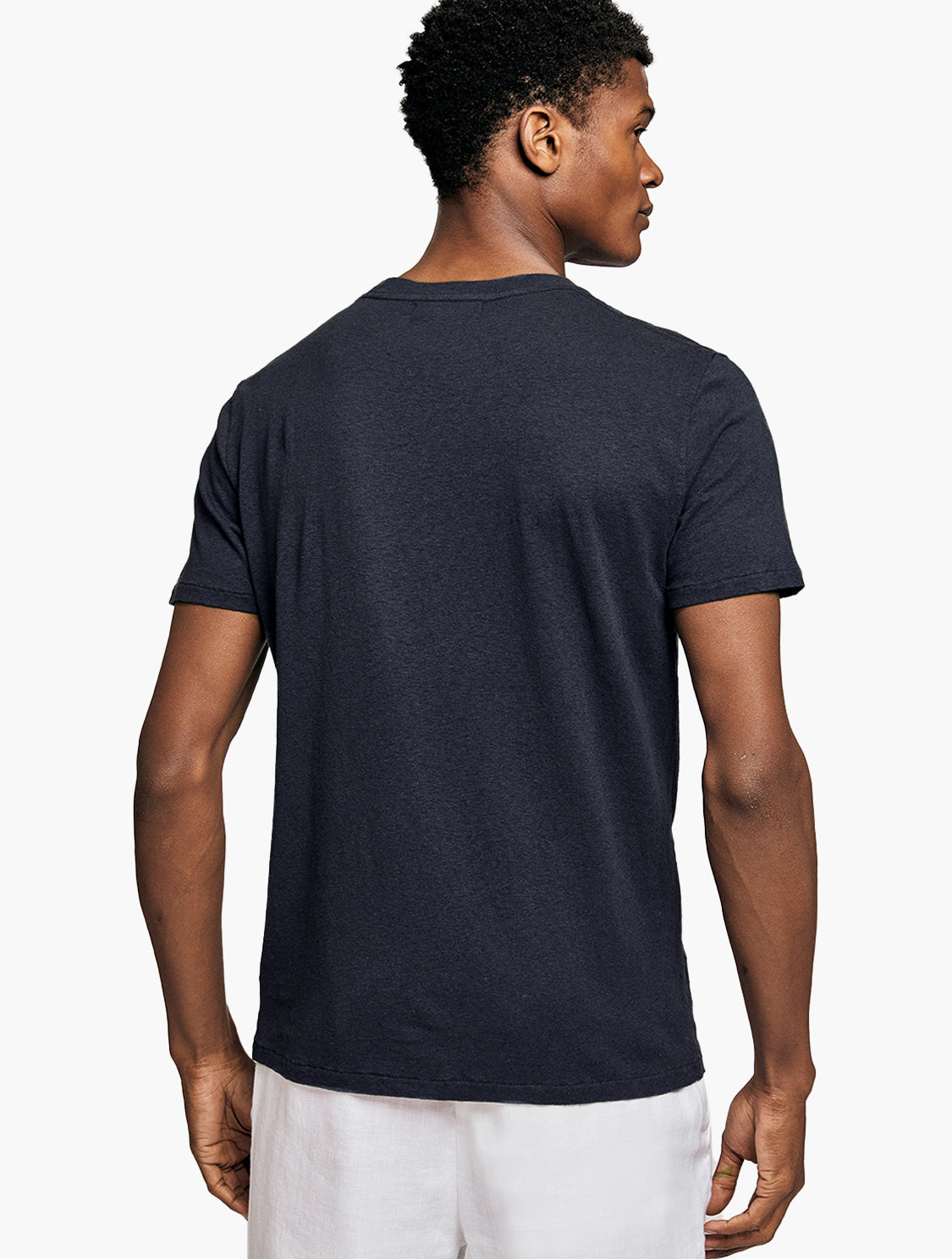 LUCIO LINEN-COTTON T-SHIRT