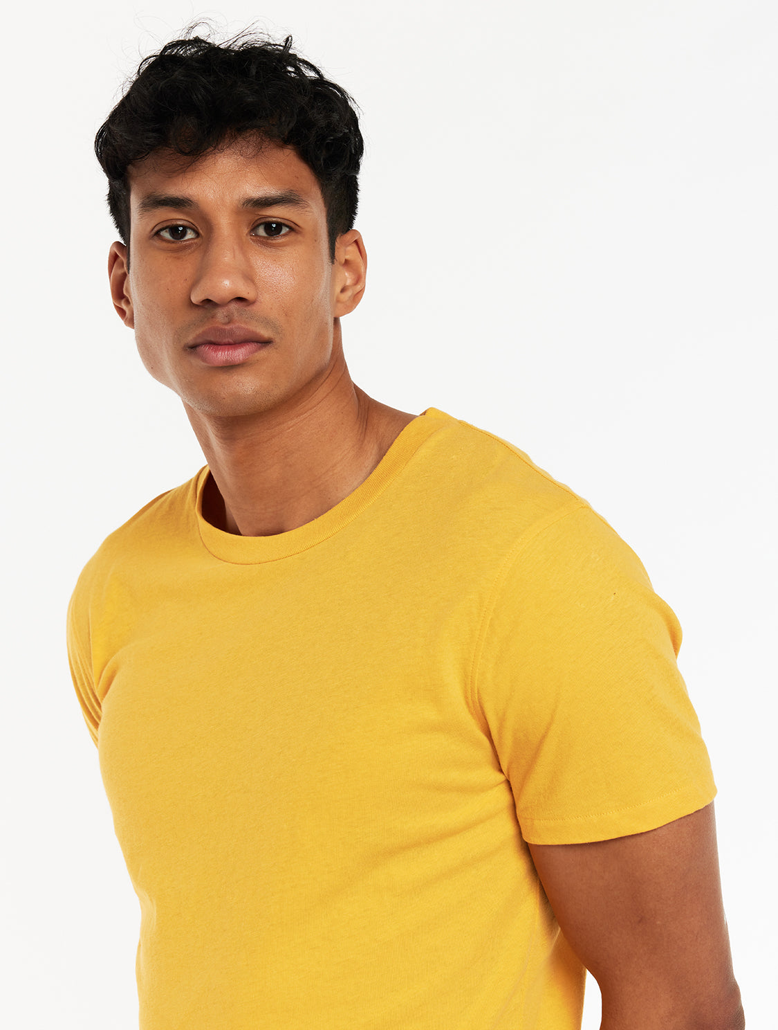 LUCIO LINEN-COTTON T-SHIRT