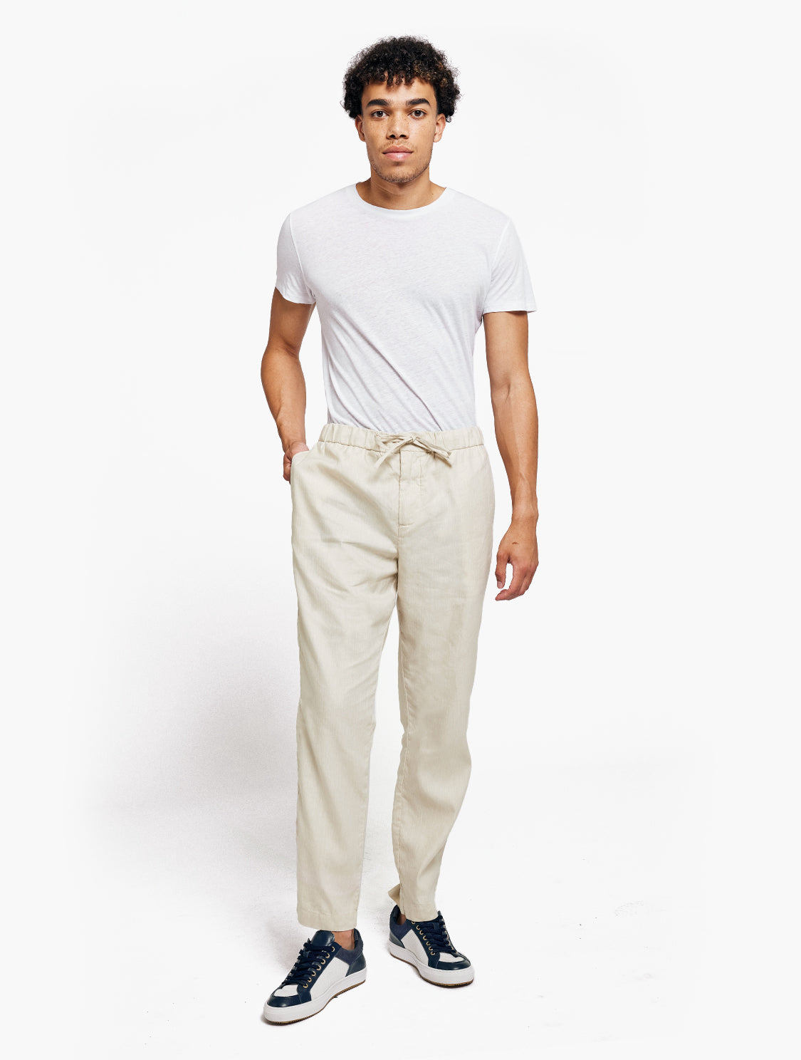 OSCAR HERRINGBONE TROUSERS