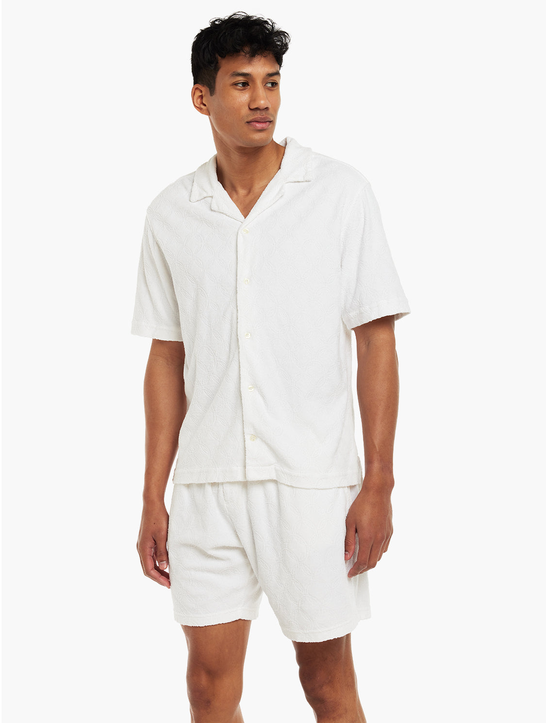 ROBERTO TERRY COTTON SHIRT