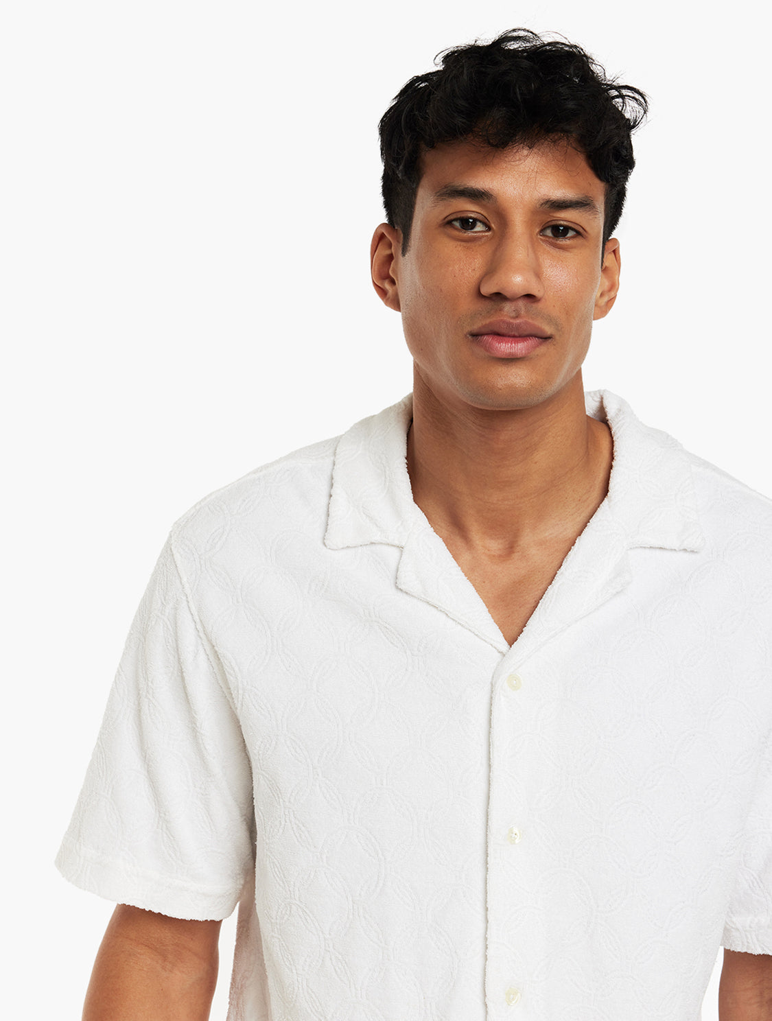 ROBERTO TERRY COTTON SHIRT